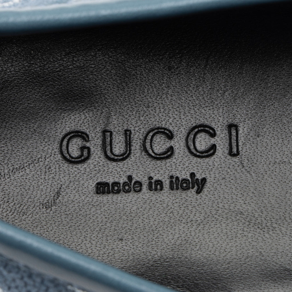 Gucci GG Canvas Horsebit Jordaan Loafers - Size 7 / 37 (SHF-WX1aiF)