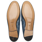 Gucci GG Canvas Horsebit Jordaan Loafers - Size 7 / 37 (SHF-WX1aiF)