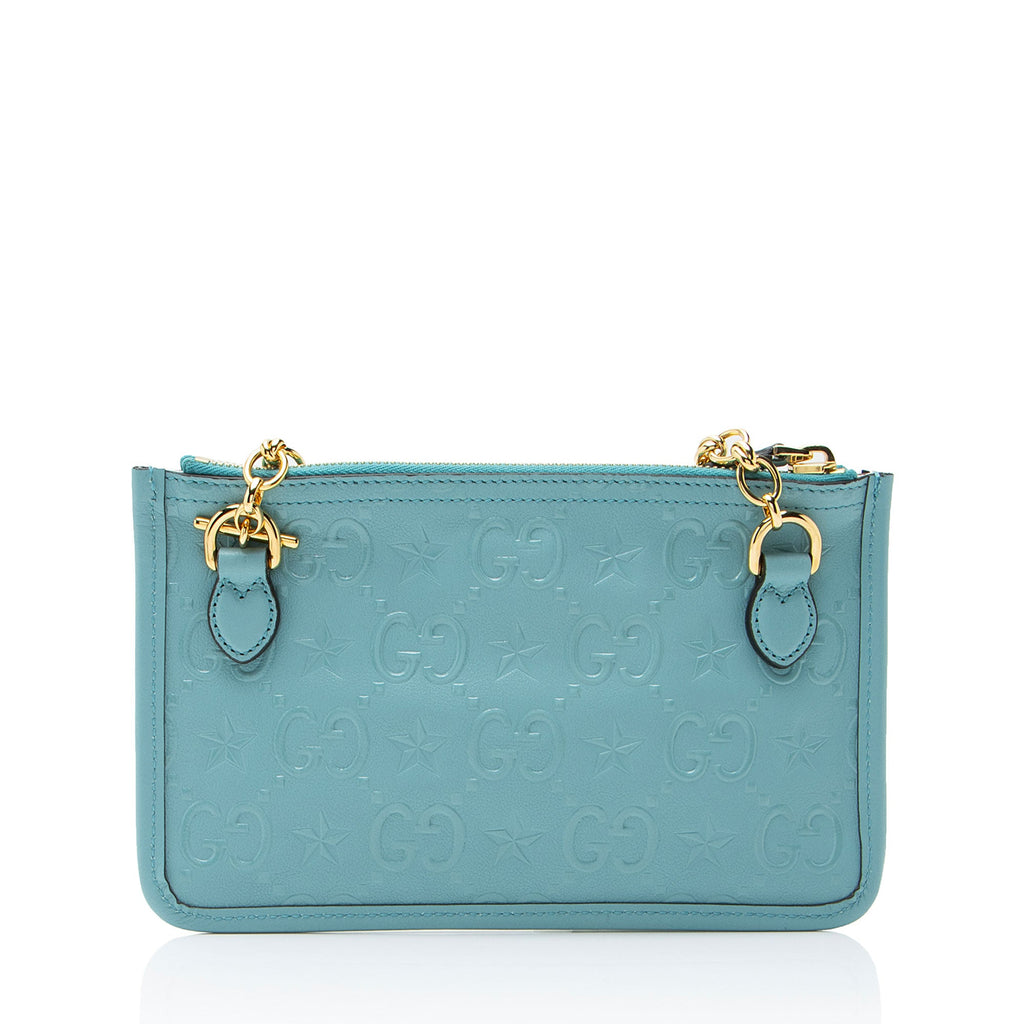 Gucci GG Leather Star Pochette