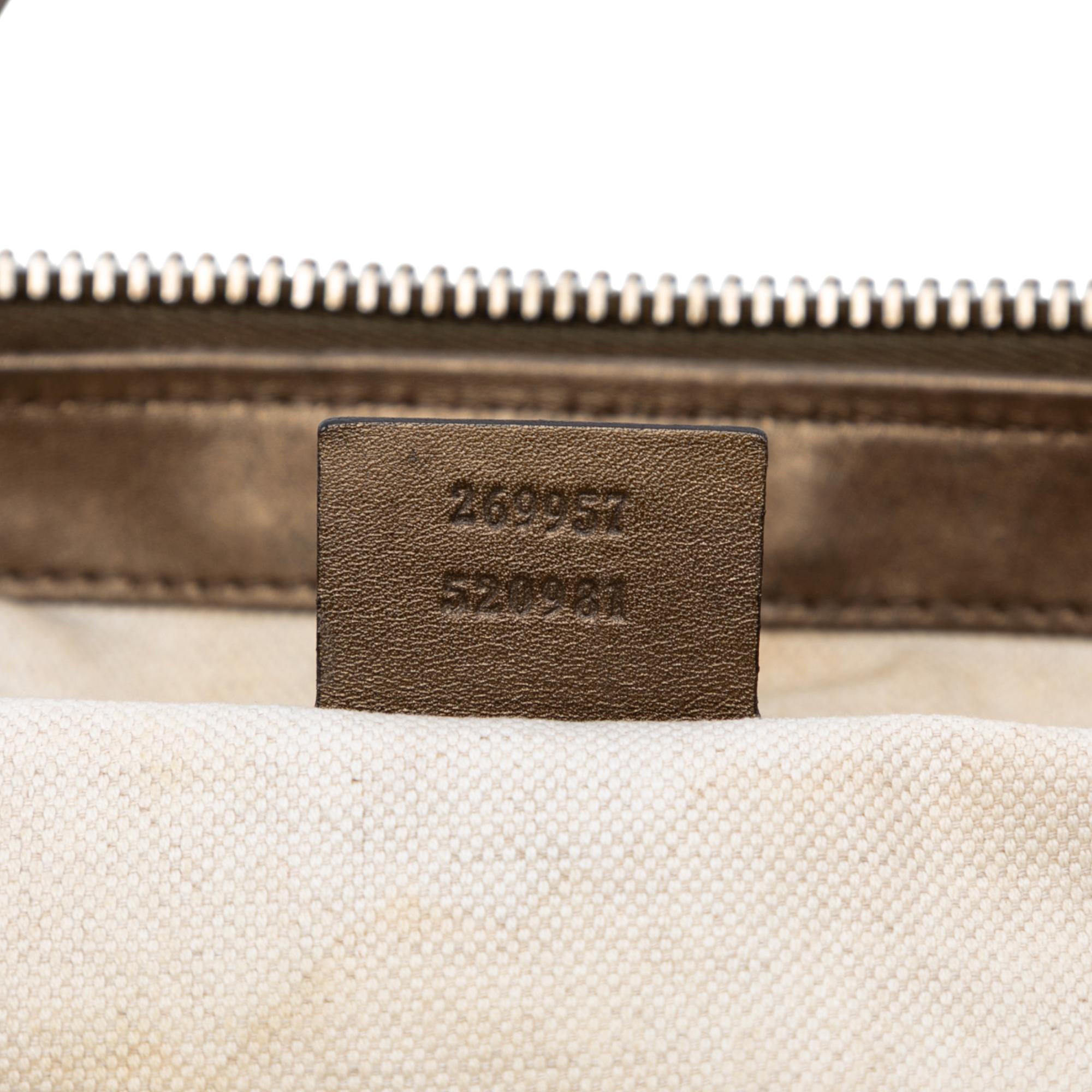 Gucci GG Lurex Heart Bit Satchel