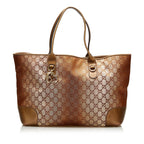Gucci GG Lurex Heartbit Tote (SHG-35722)