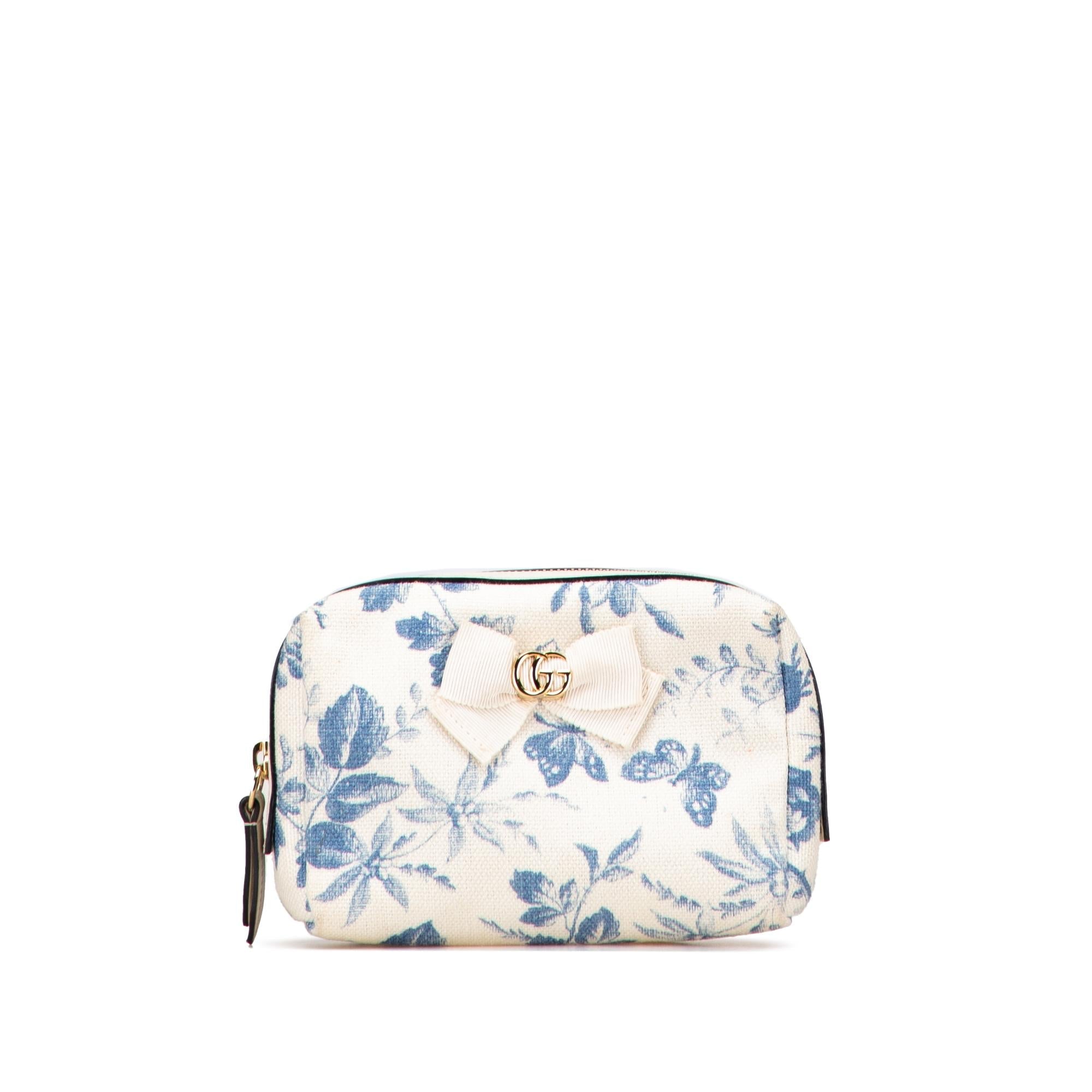 Gucci GG Marmont Canvas Herbarium Pouch