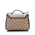 Gucci GG Marmont Canvas Satchel (SHG-vWcX1V)