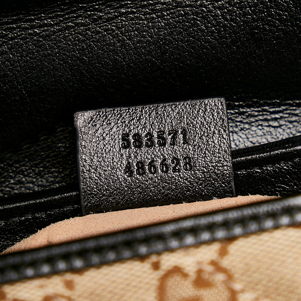 Gucci GG Marmont Canvas Satchel (SHG-vWcX1V)