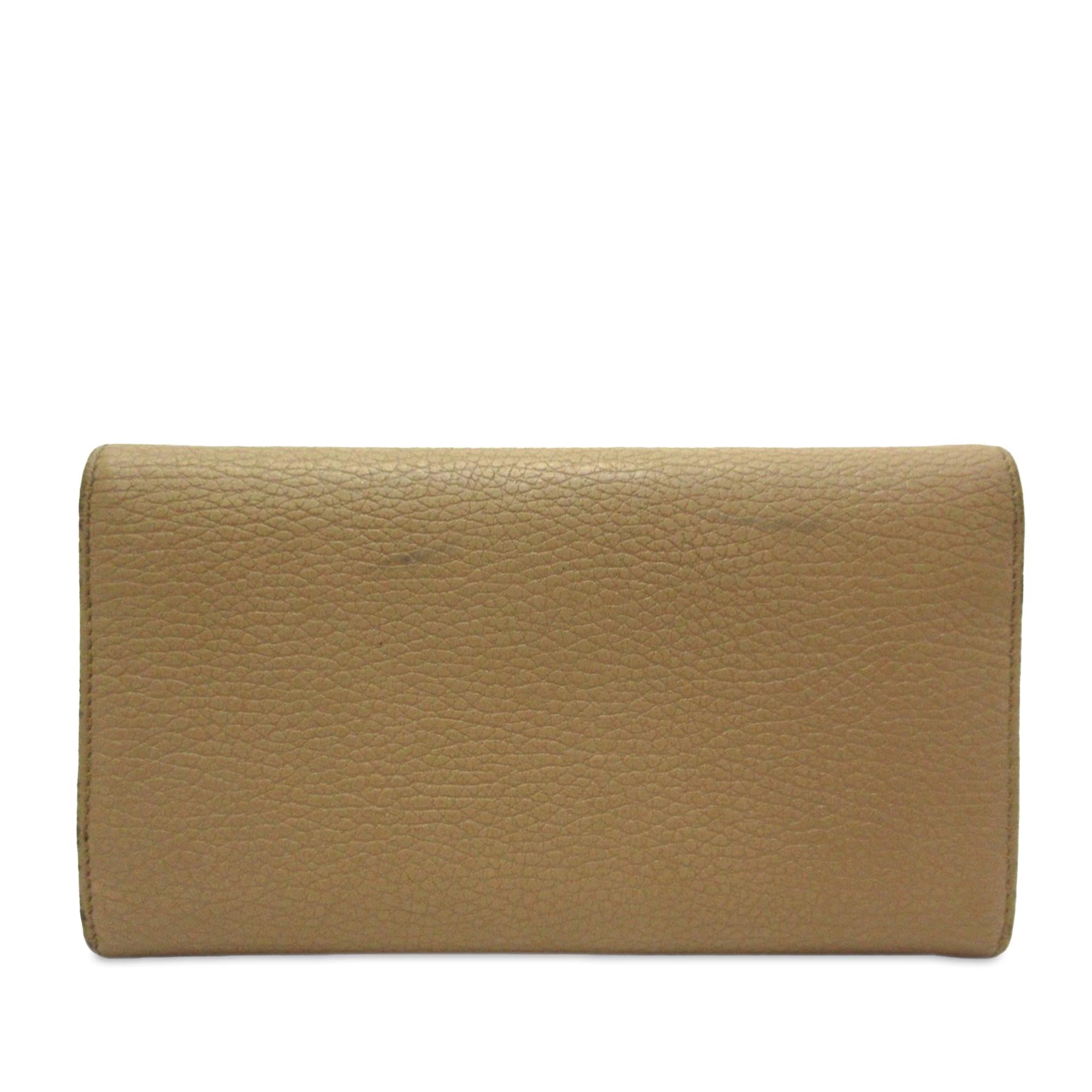 Gucci GG Marmont Continental Leather Long Wallet (SHG-Win7Fr)
