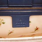 Gucci GG Marmont Denim Satchel (SHG-i403pj)