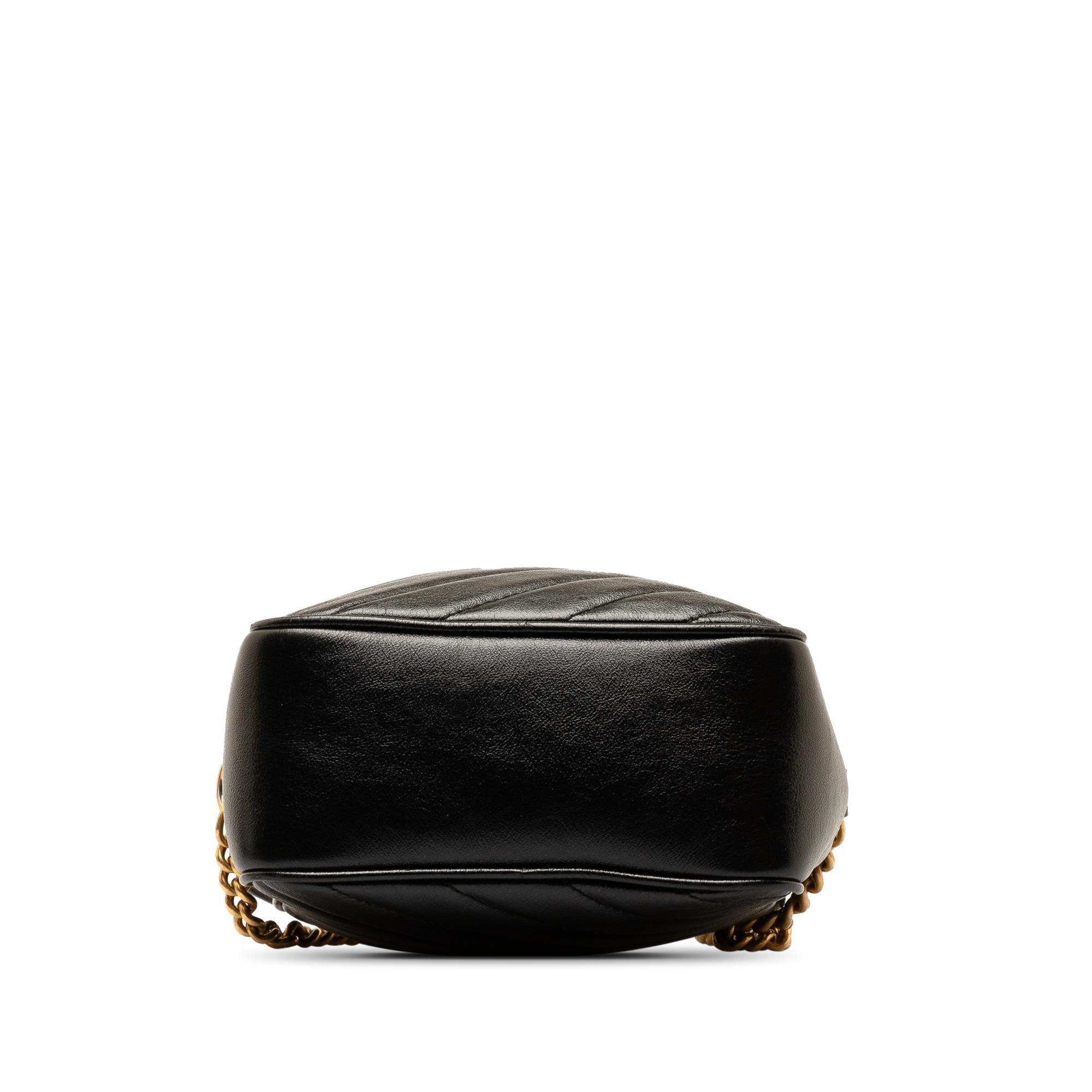 Gucci GG Marmont Double Zip Camera Bag (SHG-KSLWSR)