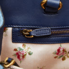 Gucci GG Marmont Flora Denim Satchel (SHG-dKHQjj)