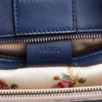 Gucci GG Marmont Flora Denim Satchel (SHG-dKHQjj)