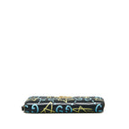 Gucci GG Marmont Ghost Leather Zip Around Wallet (SHG-d6GYxJ)