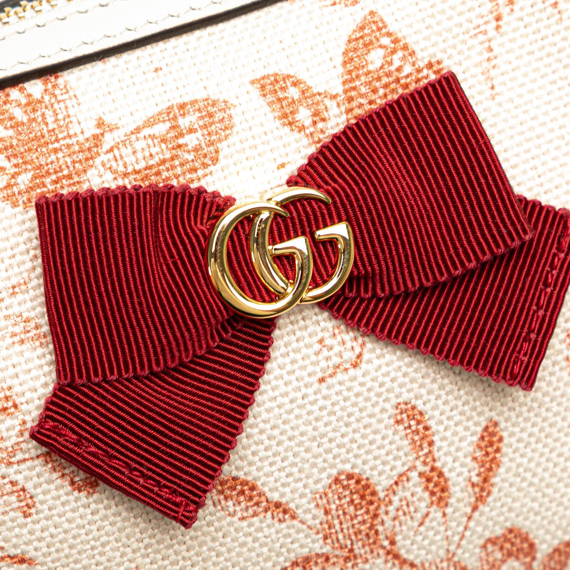 Gucci GG Marmont Herbarium Canvas Pouch