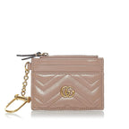 Gucci GG Marmont Keychain Wallet Leather Coin Pouch (SHG-32383)