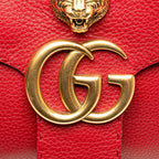 Gucci GG Marmont Leather Animalier Crossbody