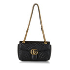 Gucci GG Marmont Leather Crossbody Bag (SHG-34307)