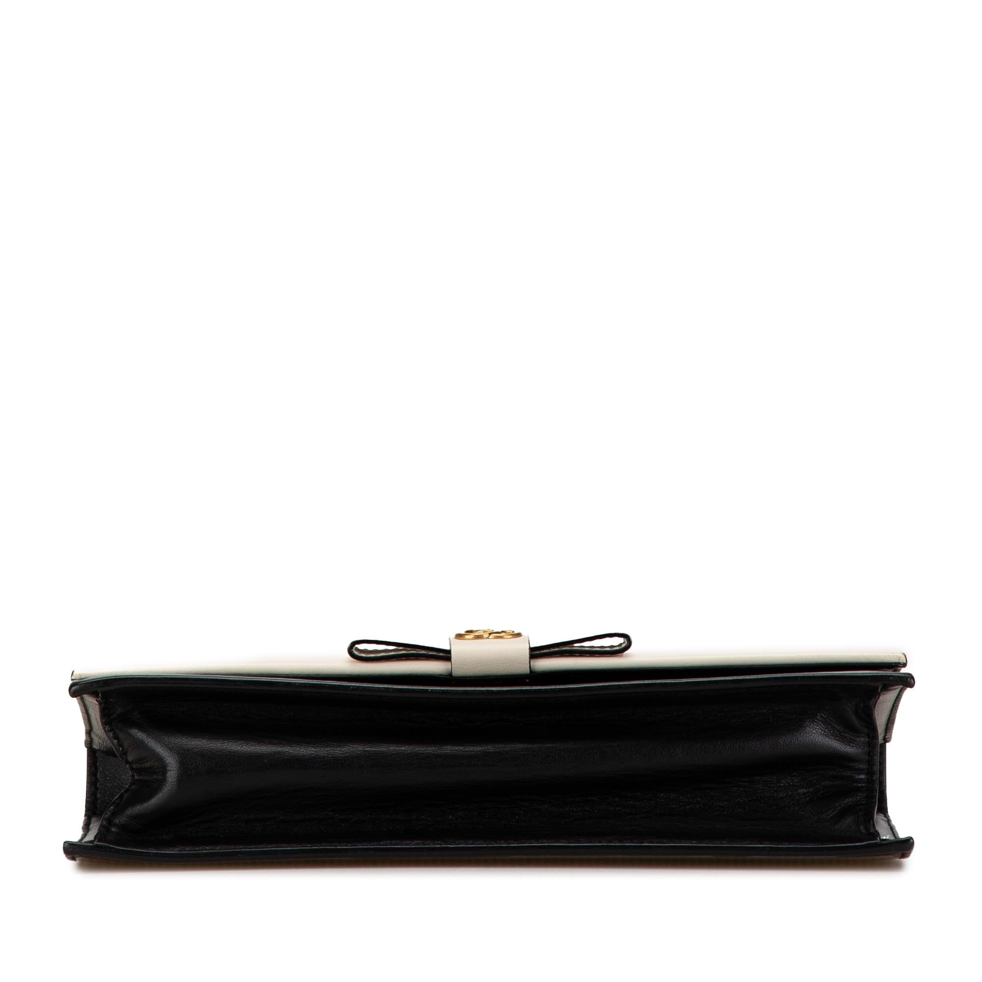 Gucci GG Marmont Leather Ribbon Crossbody (SHG-8Fv04O)