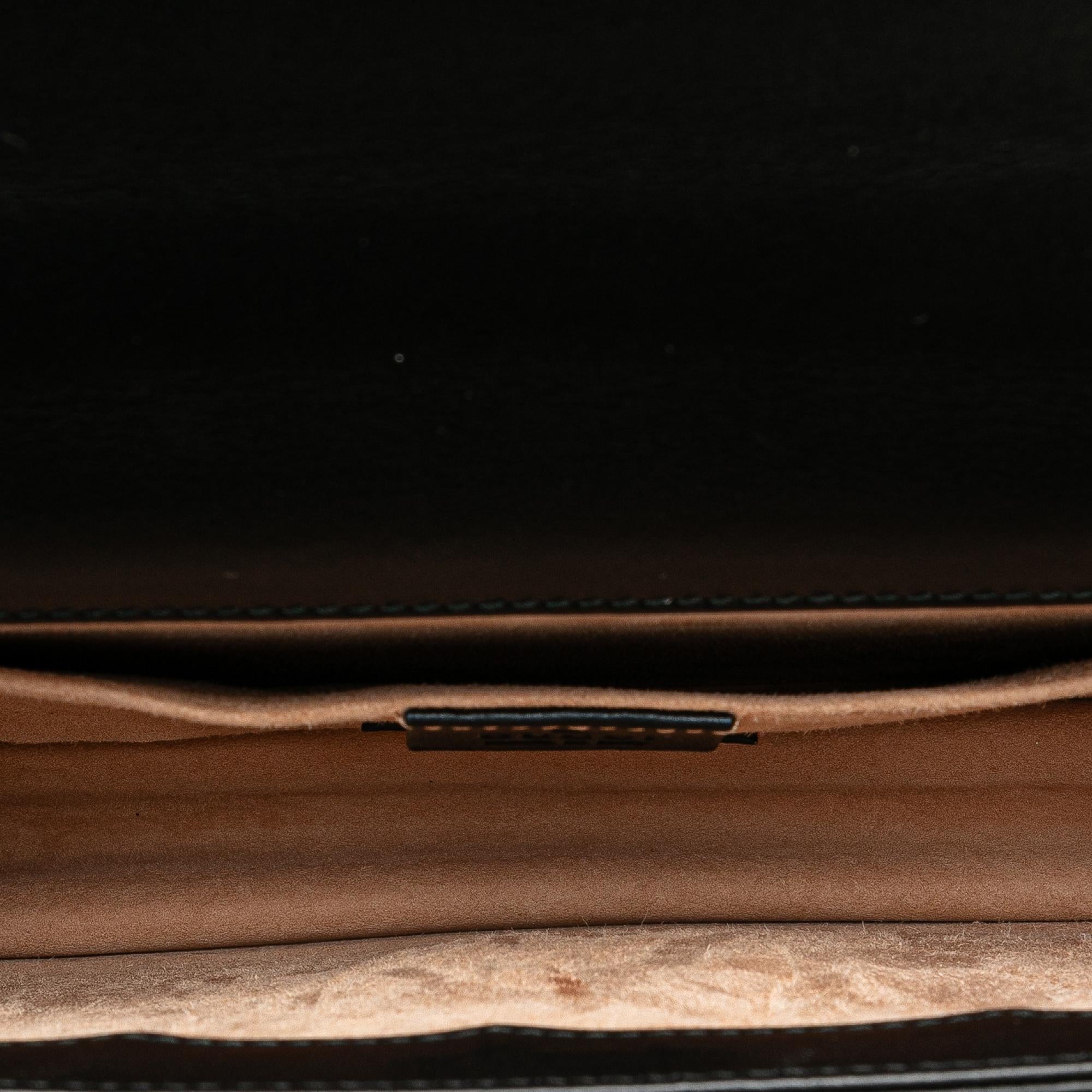 Gucci GG Marmont Leather Ribbon Crossbody (SHG-8Fv04O)
