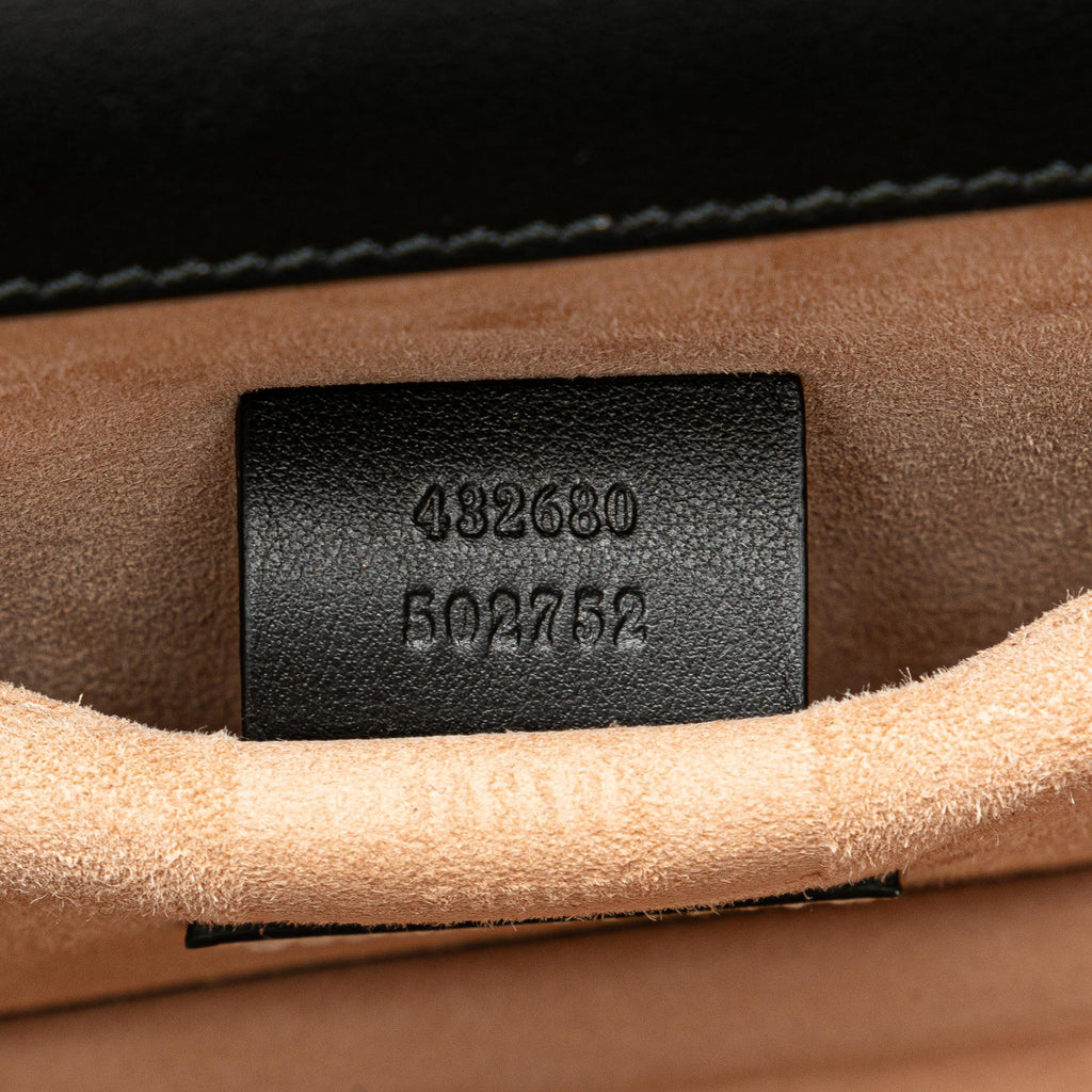 Gucci GG Marmont Leather Ribbon Crossbody (SHG-8Fv04O)