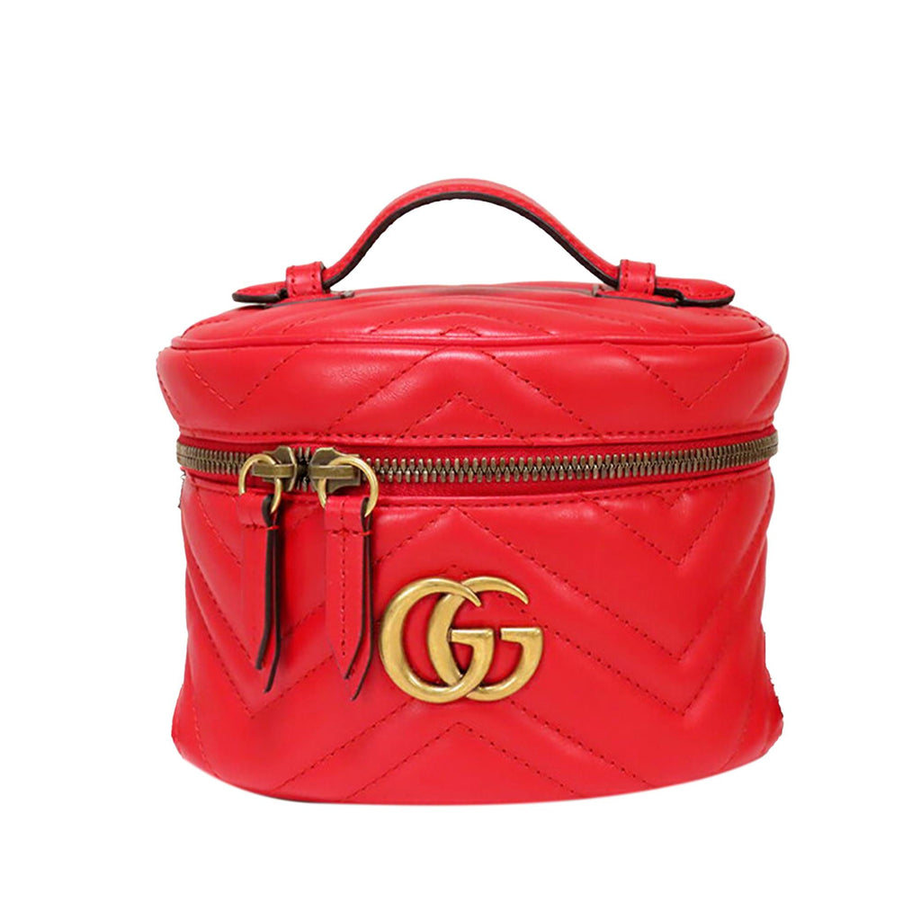 Gucci GG Marmont Leather Round Backpack (SHG-37614)