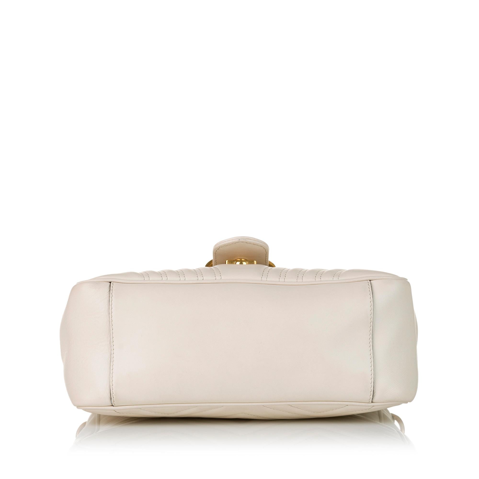 Gucci GG Marmont Leather Satchel (SHG-32596)