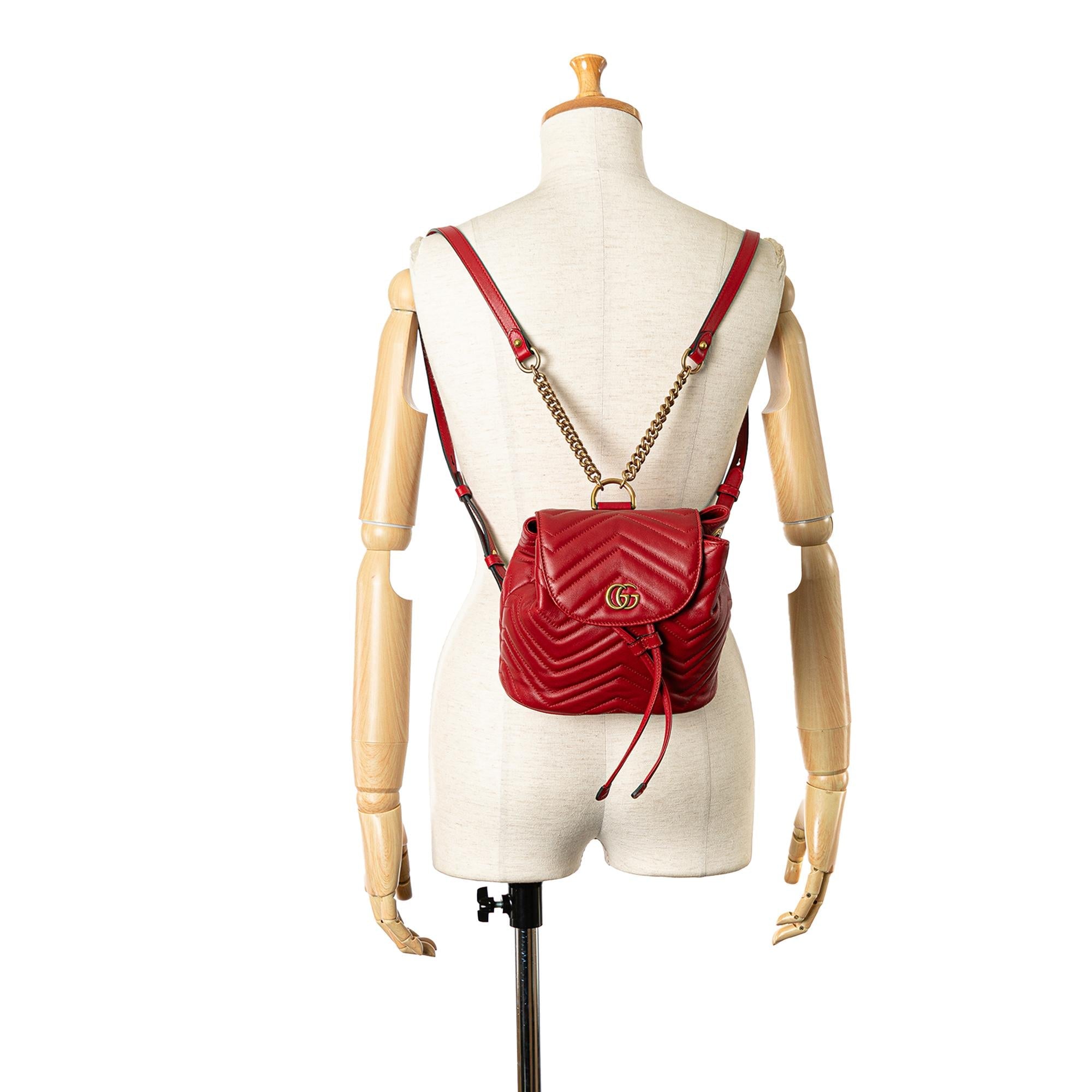 Gucci GG Marmont Matelasse Backpack
