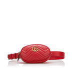 Gucci GG Marmont Matelasse Belt Bag (SHG-O8LhMP)