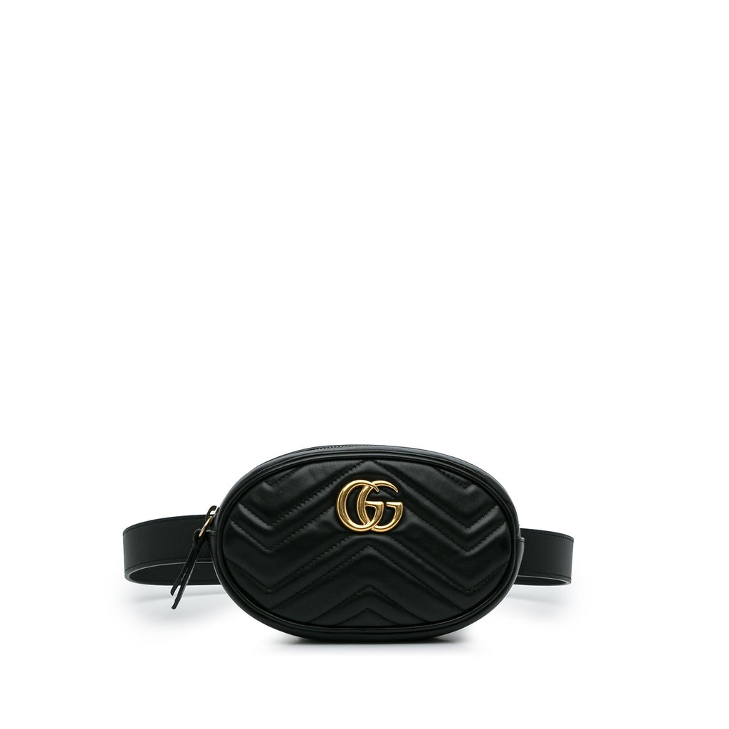 Gucci GG Marmont Matelasse Belt Bag (SHG-ViYF48)