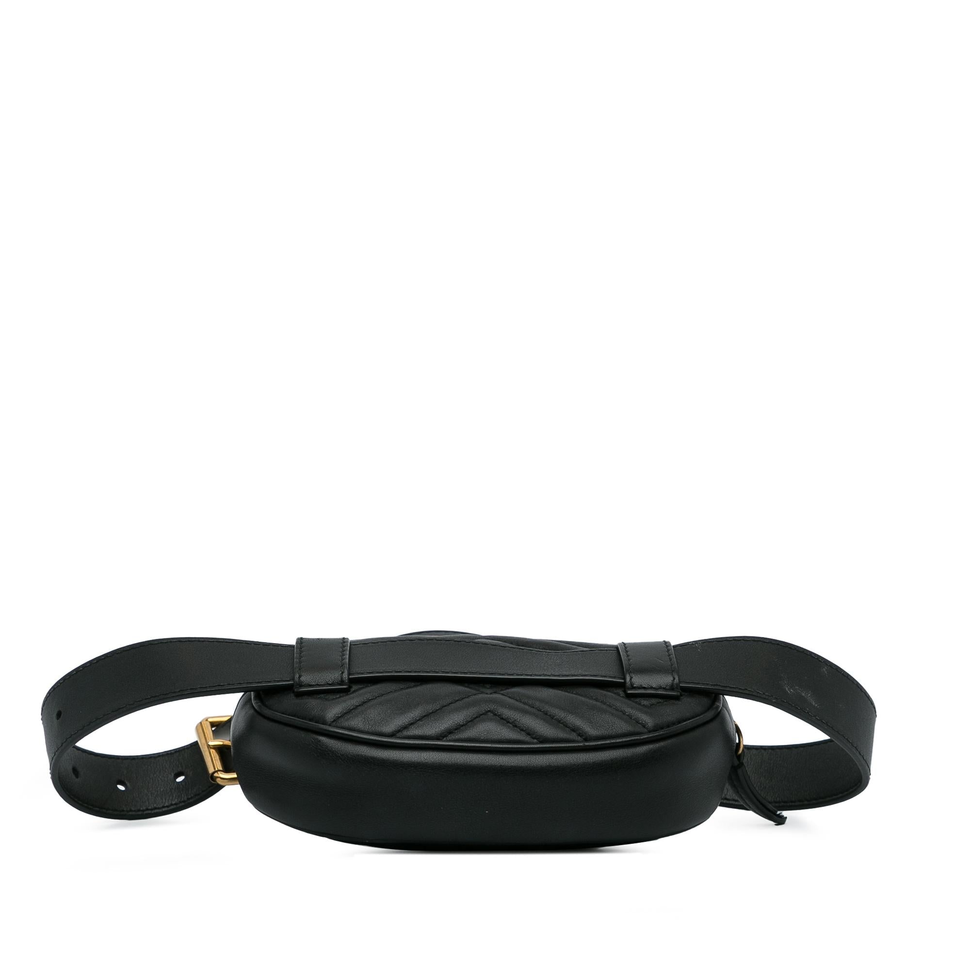 Gucci GG Marmont Matelasse Belt Bag (SHG-NixrlN)