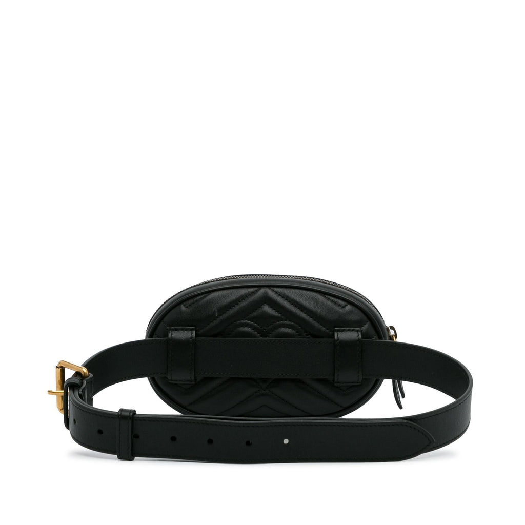 Gucci GG Marmont Matelasse Belt Bag (SHG-MpX2RD)