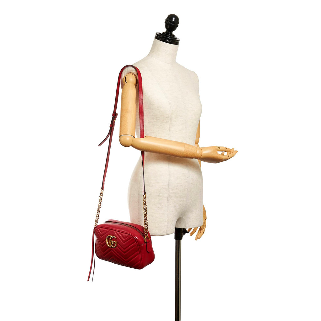 Gucci GG Marmont Matelasse Crossbody Bag (SHG-30217)