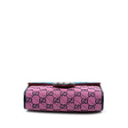 Gucci GG Marmont Matelasse Diagonal Canvas Chain Wallet
