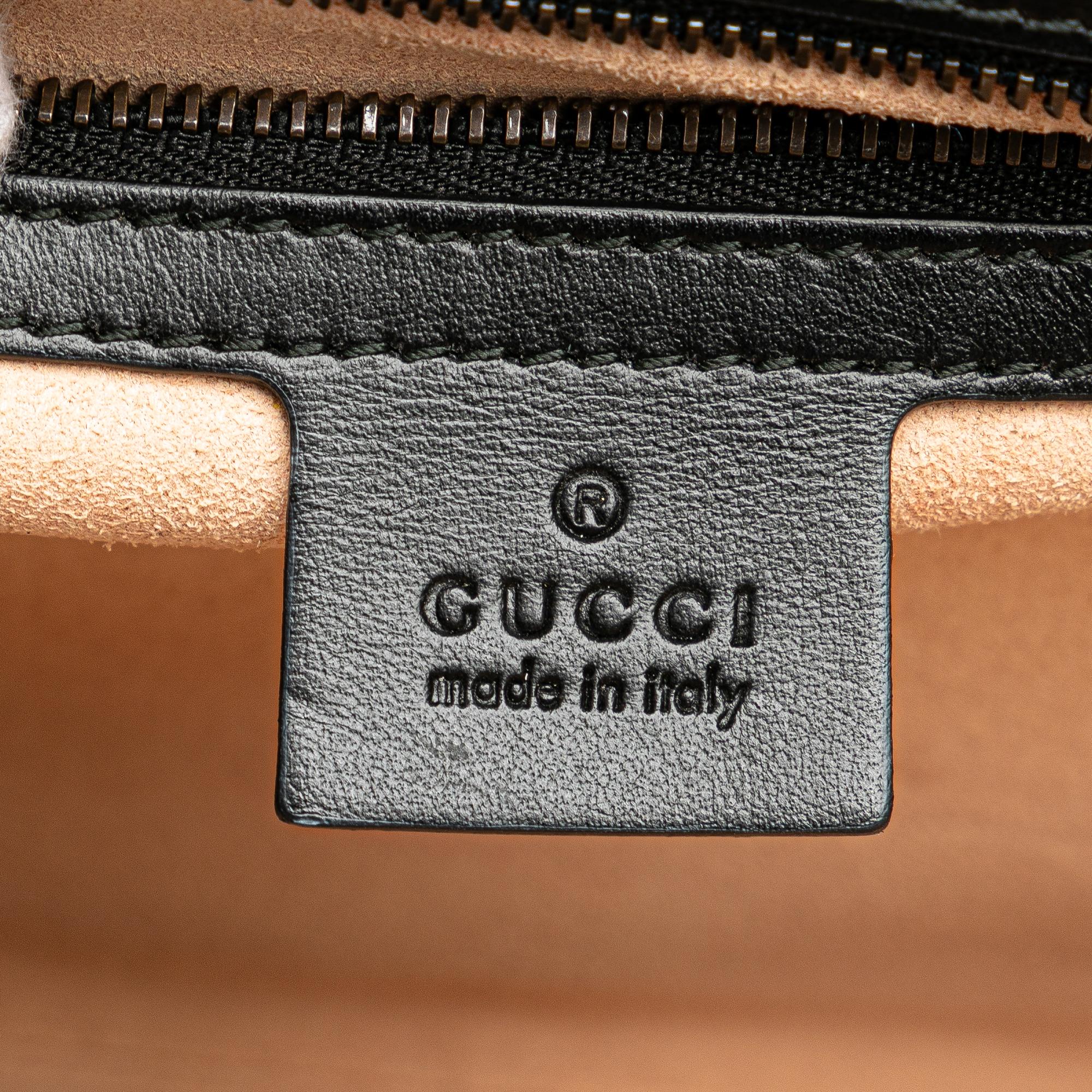 Gucci GG Marmont Matelasse Flap Leather Clutch (SHG-WIIc7g)