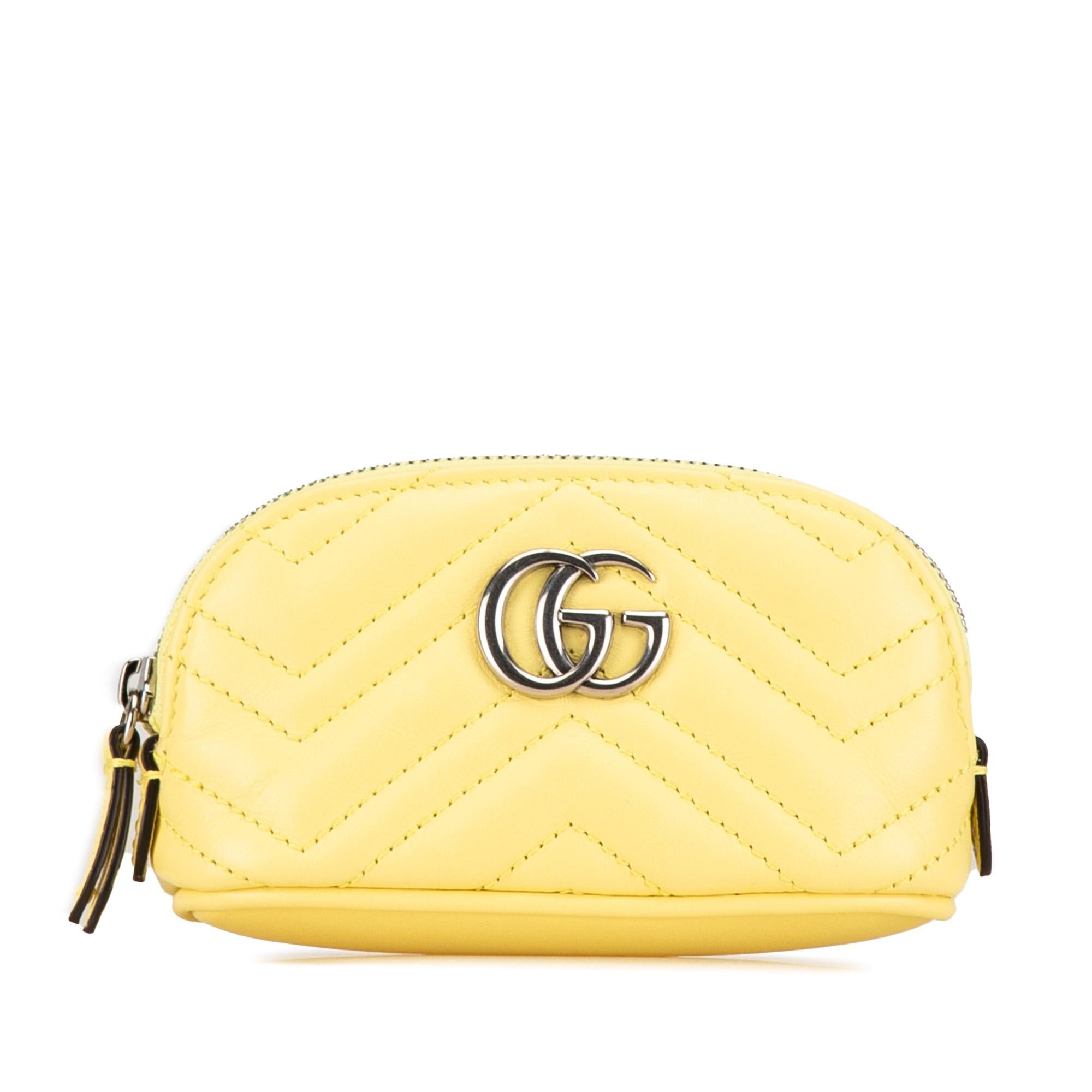 Gucci GG Marmont Matelasse Key Pouch