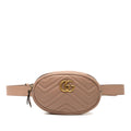 Gucci GG Marmont Matelasse Leather Belt Bag