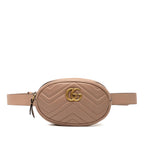 Gucci GG Marmont Matelasse Leather Belt Bag