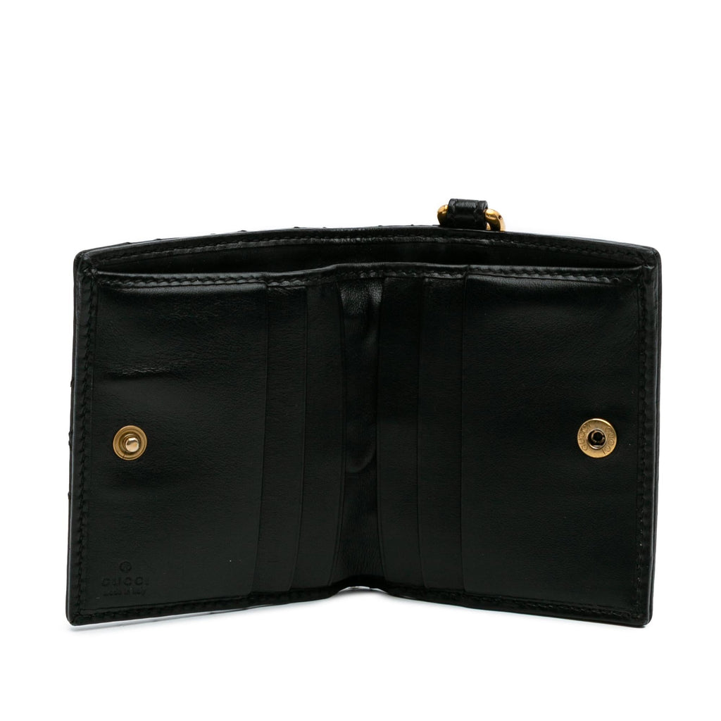 Gucci GG Marmont Matelasse Leather Card Holder