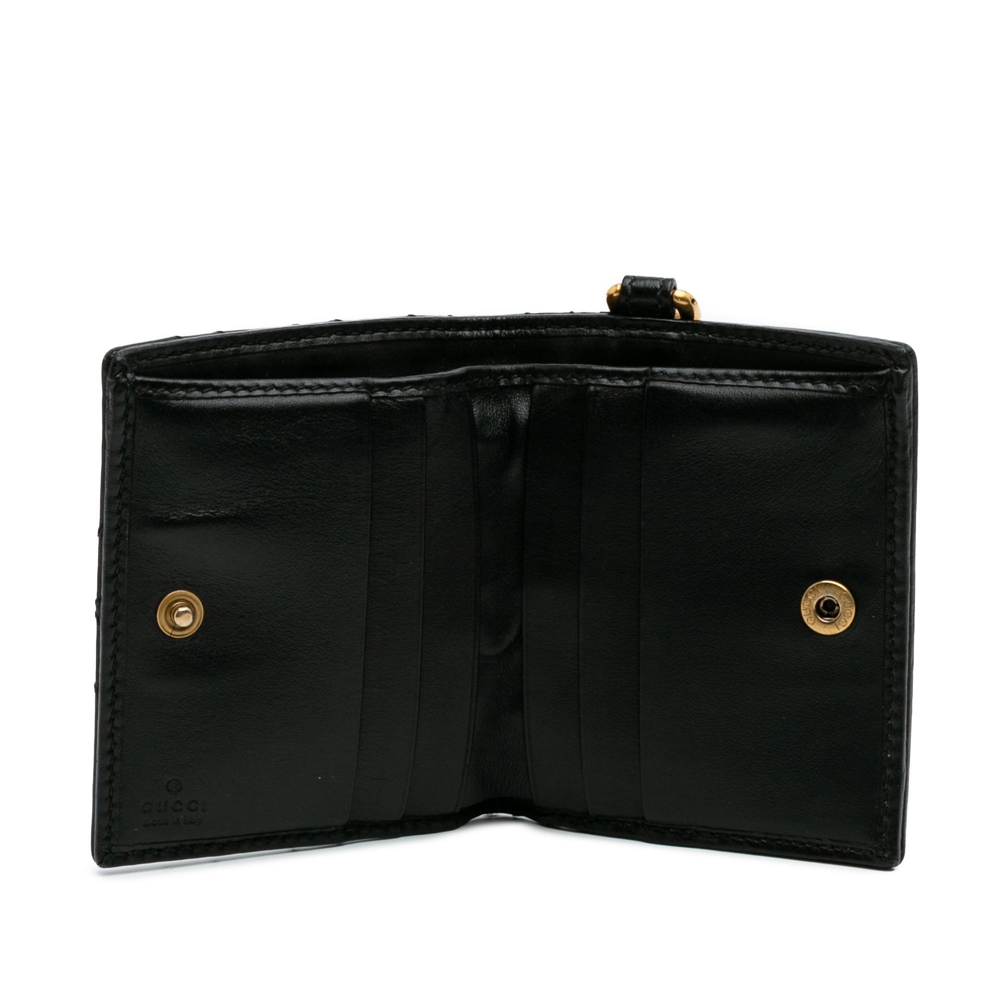 Gucci GG Marmont Matelasse Leather Card Holder