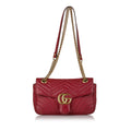 Gucci GG Marmont Matelasse Leather Crossbody Bag (SHG-33109)