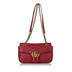 Gucci GG Marmont Matelasse Leather Crossbody Bag (SHG-33109)