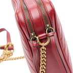 Gucci GG Marmont Matelasse Leather Double Zip Crossbody