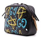 Gucci GG Marmont Matelasse Leather Gucci Ghost Crossbody
