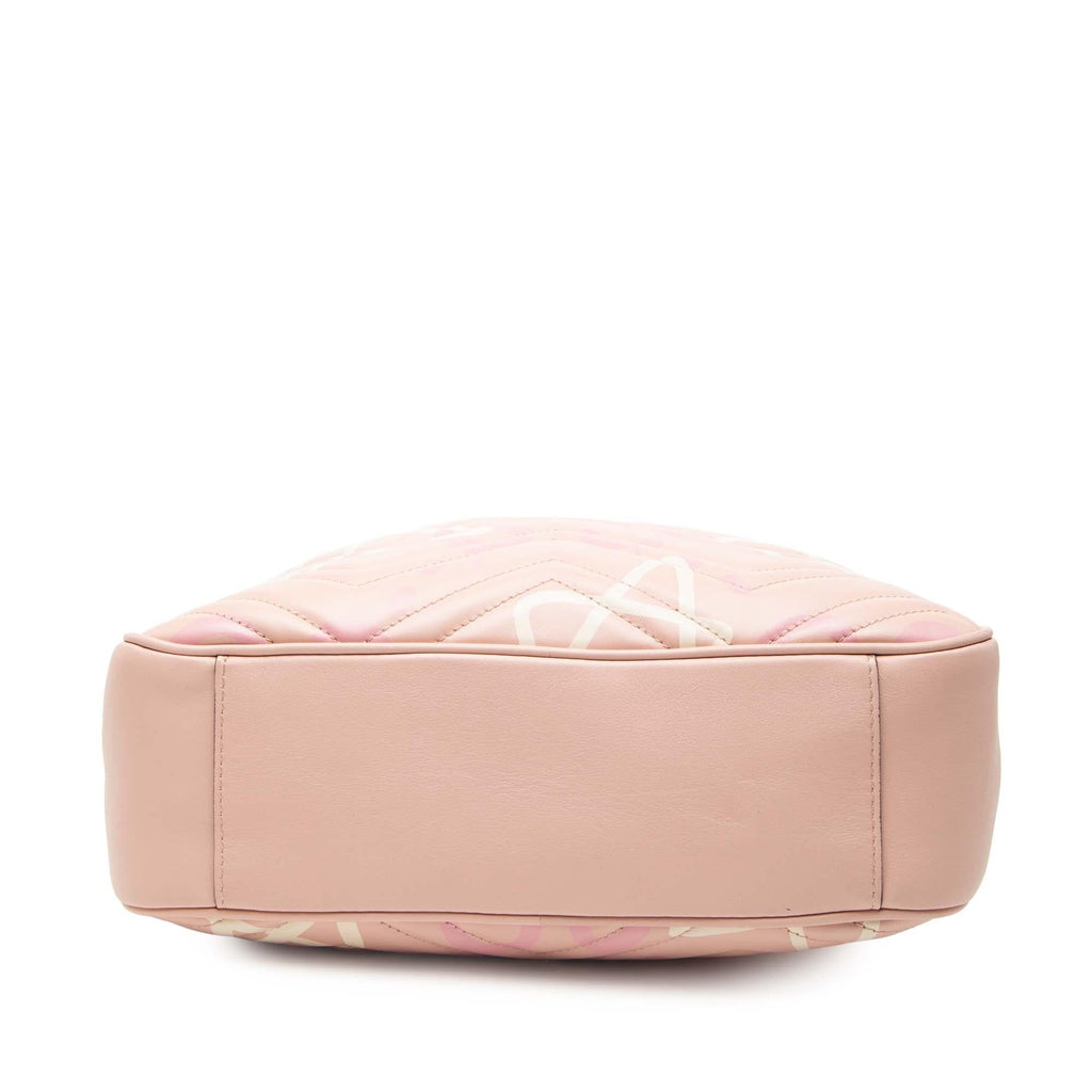 Gucci GG Marmont Matelasse Leather Gucci Ghost Crossbody