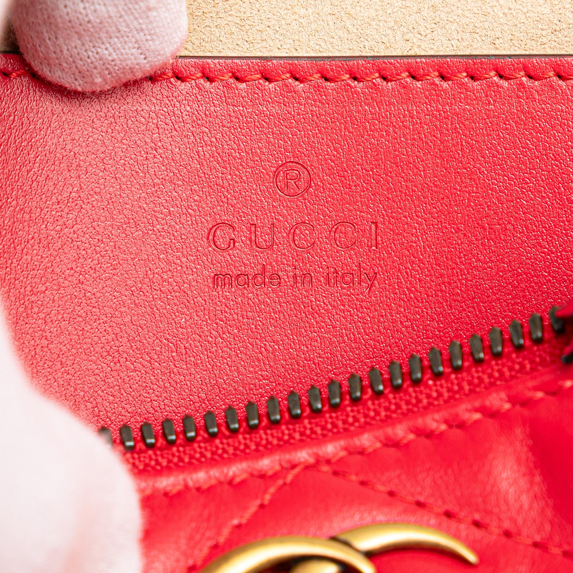 Gucci GG Marmont Matelasse Leather Shoulder Bag