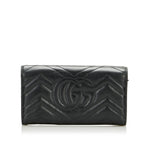 Gucci GG Marmont Matelasse Long Wallet (SHG-HSwh8O)