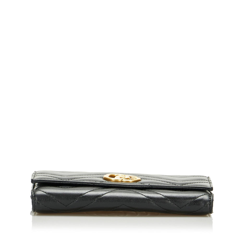 Gucci GG Marmont Matelasse Long Wallet (SHG-HSwh8O)