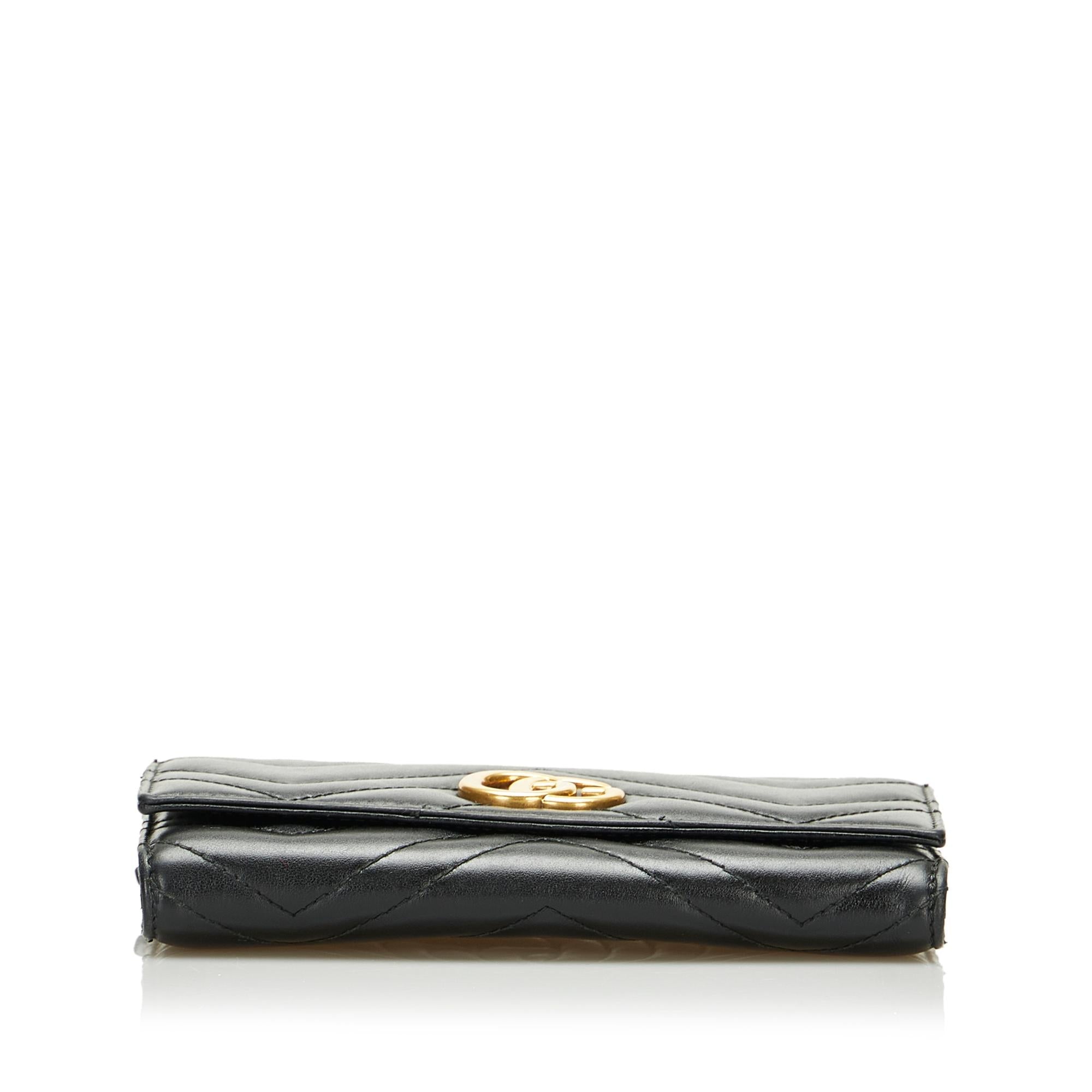 Gucci GG Marmont Matelasse Long Wallet (SHG-HSwh8O)
