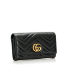Gucci GG Marmont Matelasse Long Wallet (SHG-HSwh8O)