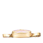Gucci GG Marmont Matelasse Metallic Bicolor Leather Belt Bag