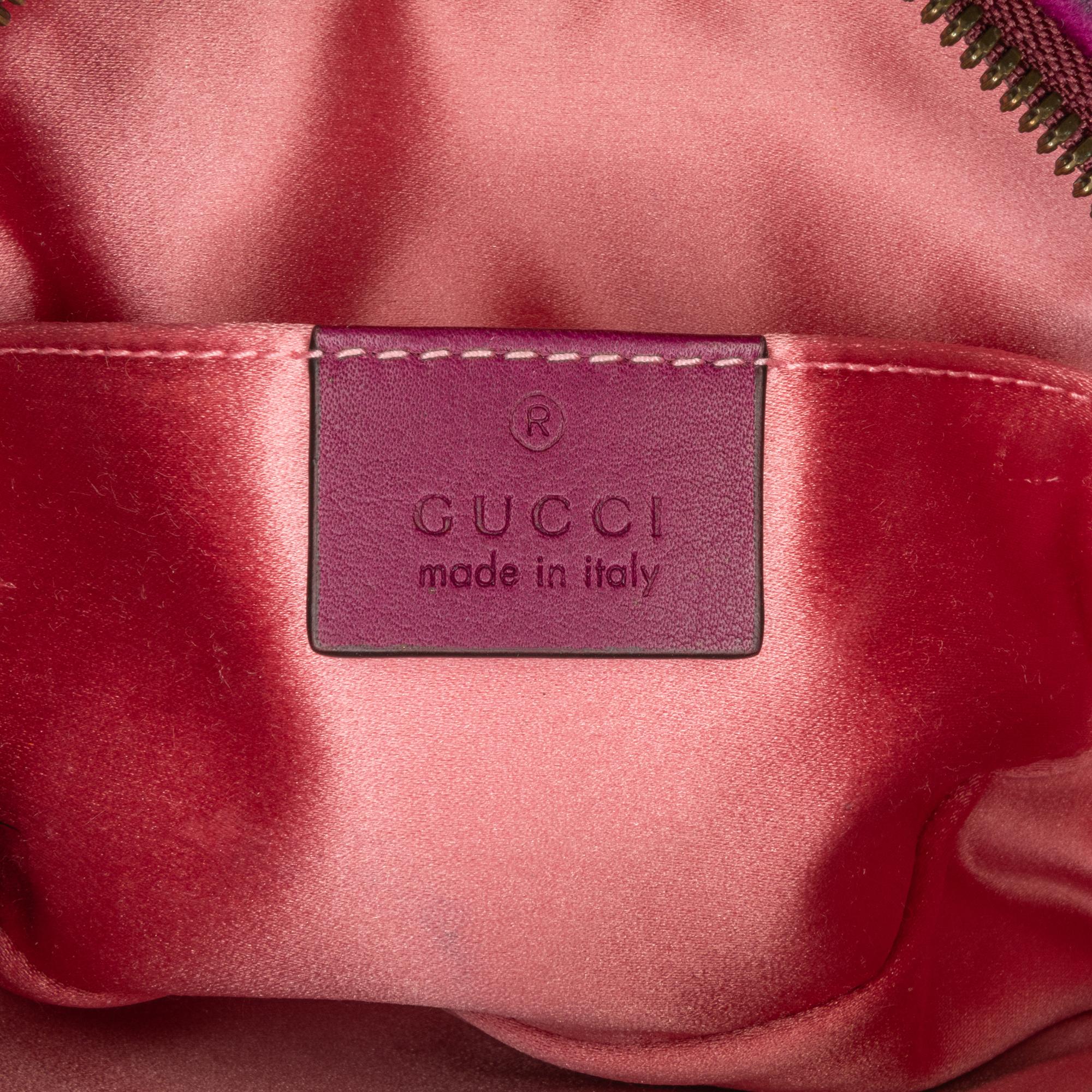 Gucci GG Marmont Matelasse Velvet Belt Bag (SHG-TuAZoh)