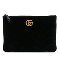 Gucci GG Marmont Matelasse Velvet Clutch