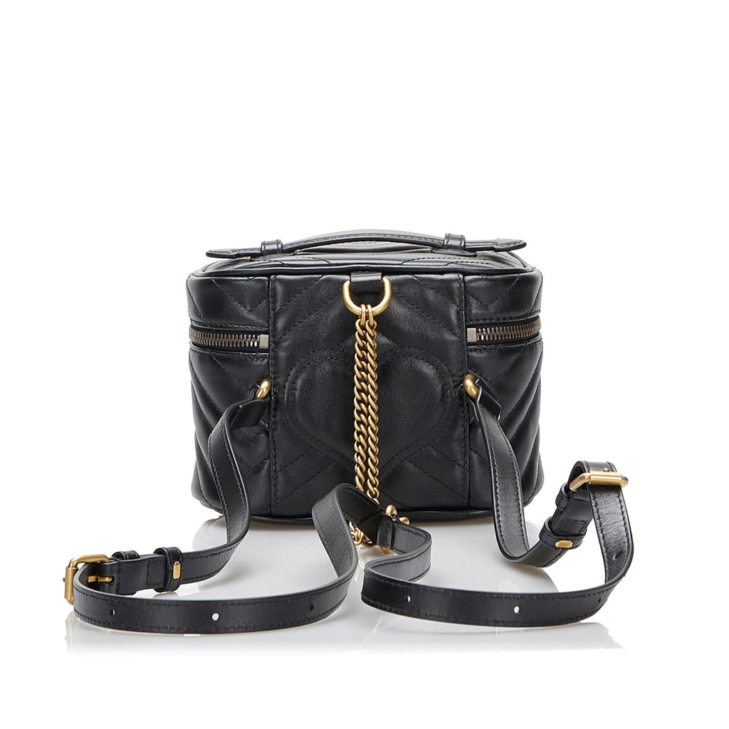 Gucci GG Marmont Round Backpack (SHG-EZMQ5g)